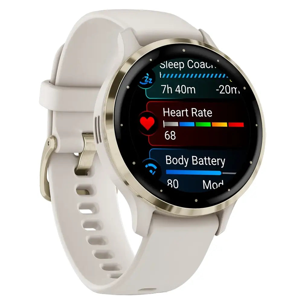 Venu 3S Fitness Watch Soft Gold and Ivory,Accessories,Garmin,,,Tennis Express,010-02785-04-3