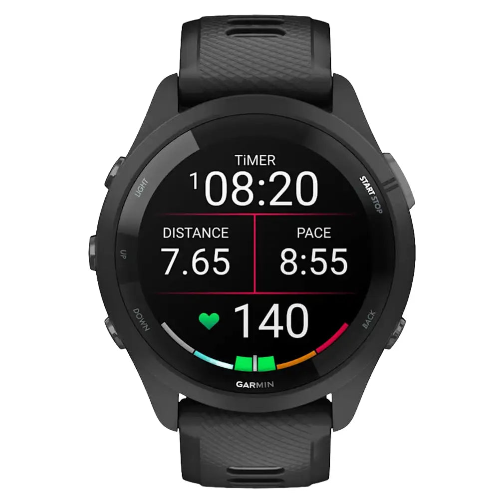 Forerunner 265 Fitness Watch Black and Powder Gray,Accessories,Garmin,,,Tennis Express,010-02810-00-3