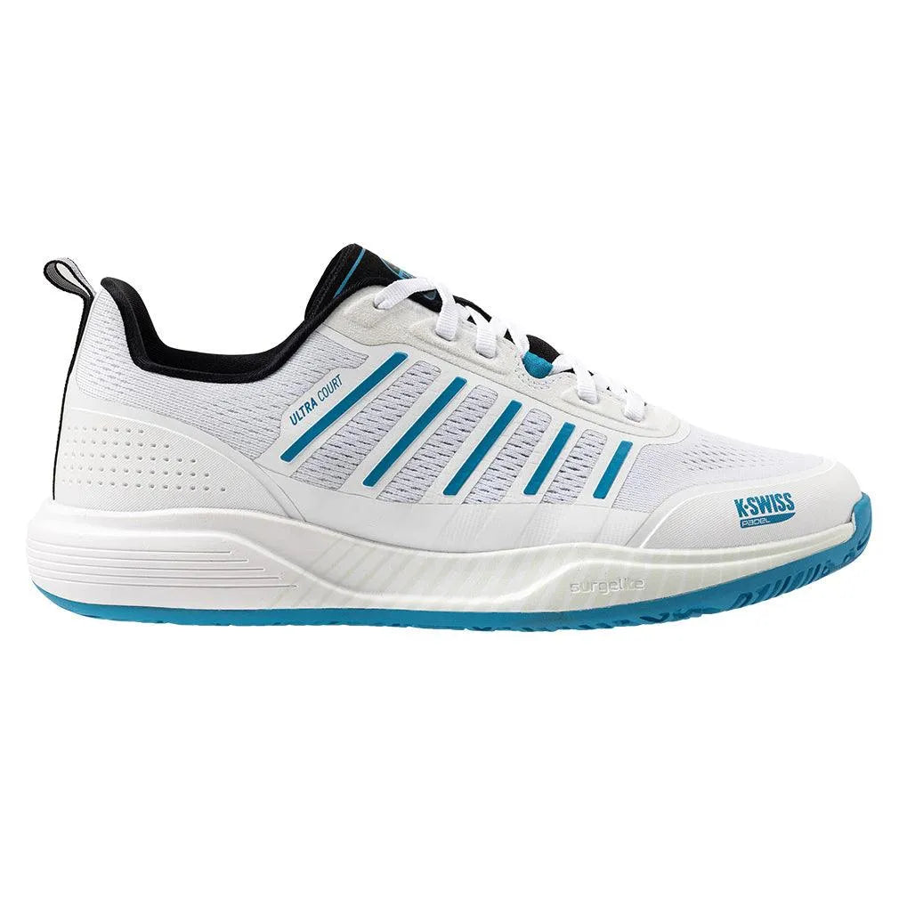 Men's Ultra Court Padel Shoes White and Black-Footwear-K-Swiss-04436-967S25-1-Tennis Express
