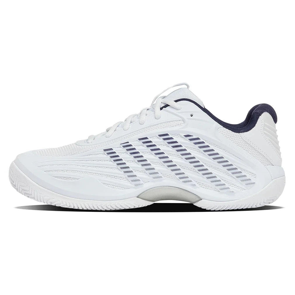 Men's Hypercourt Express 3 Clay Tennis Shoes White and Peacoat-Footwear-K-Swiss-04604-161S26-1-Tennis Express