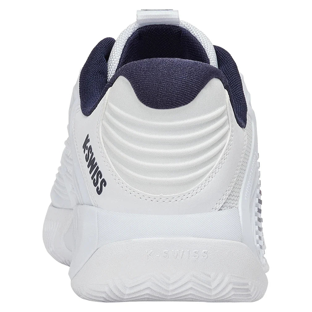 Men's Hypercourt Express 3 Clay Tennis Shoes White and Peacoat-Footwear-K-Swiss-04604-161S26-4-Tennis Express