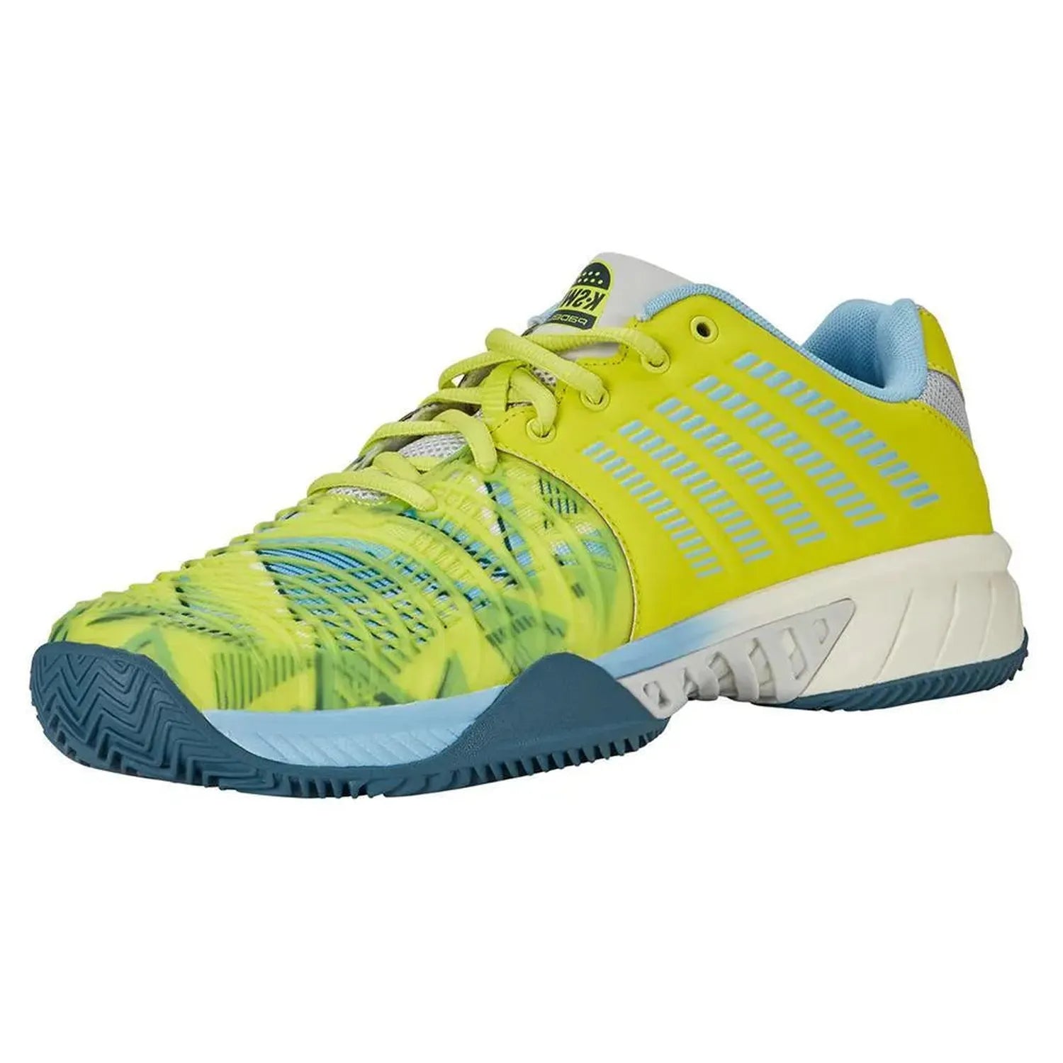 Men's Express Light 3 Padel Shoes Evening Primrose and Airy Blue-Footwear-K-Swiss-08900-377-Tennis Express