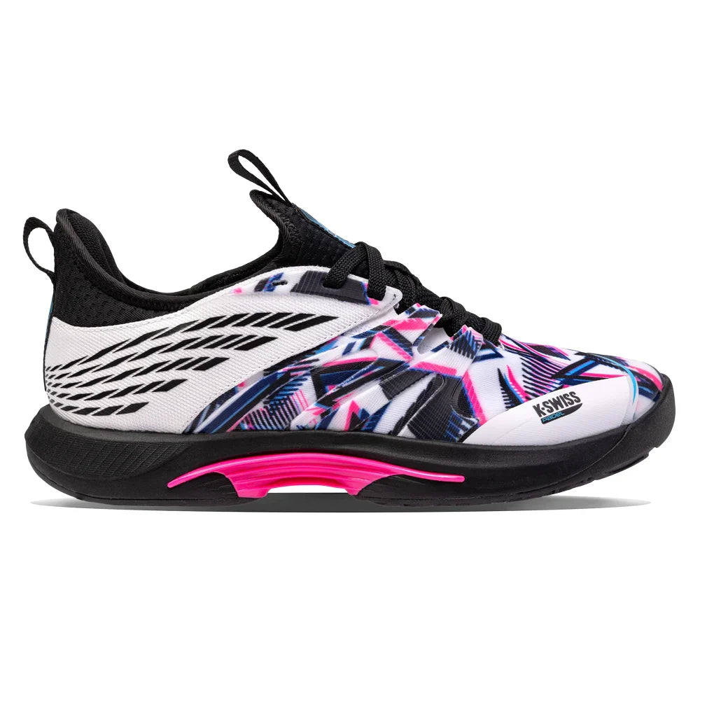Men's SpeedTrac Padel Shoes White and Black-Footwear-K-Swiss-08912-940S24-1-Tennis Express