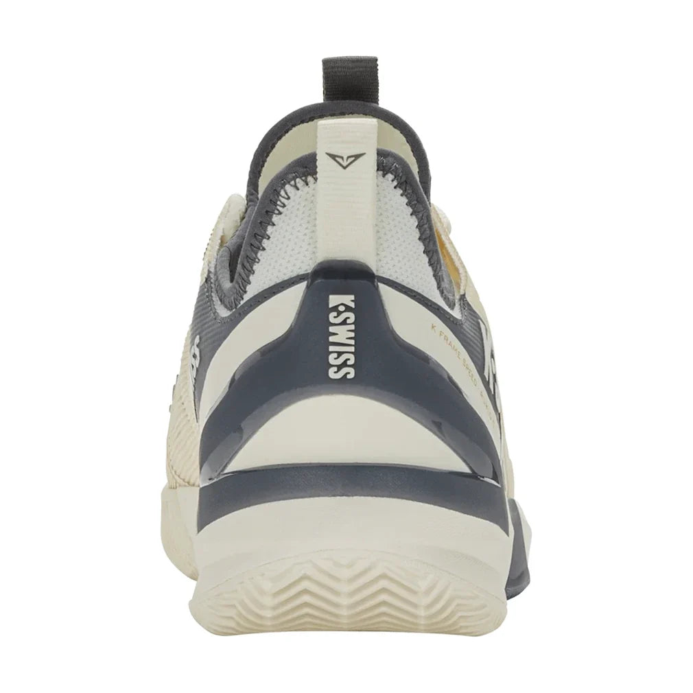 Men's CLAY Court K-Frame Speed Rublo Tennis Shoes Egret and Turbulence,Footwear,K-Swiss,,,Tennis Express,09485-154U26-4