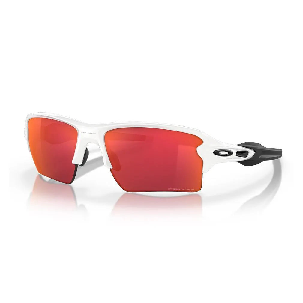 Flak® 2.0 XL Sunglasses Polished White and Prizm Field-Accessories-Oakley-0OO9188-918803-1-Tennis Express