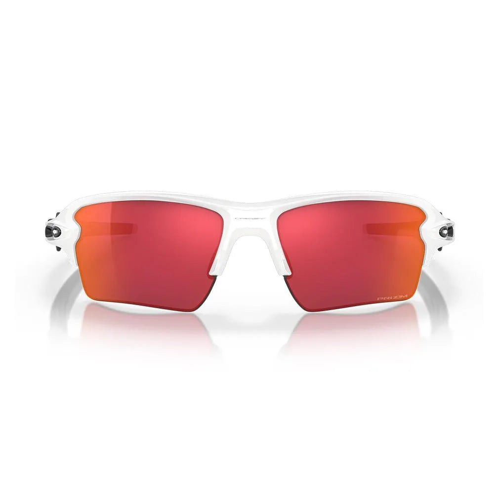 Flak® 2.0 XL Sunglasses Polished White and Prizm Field-Accessories-Oakley-0OO9188-918803-2-Tennis Express