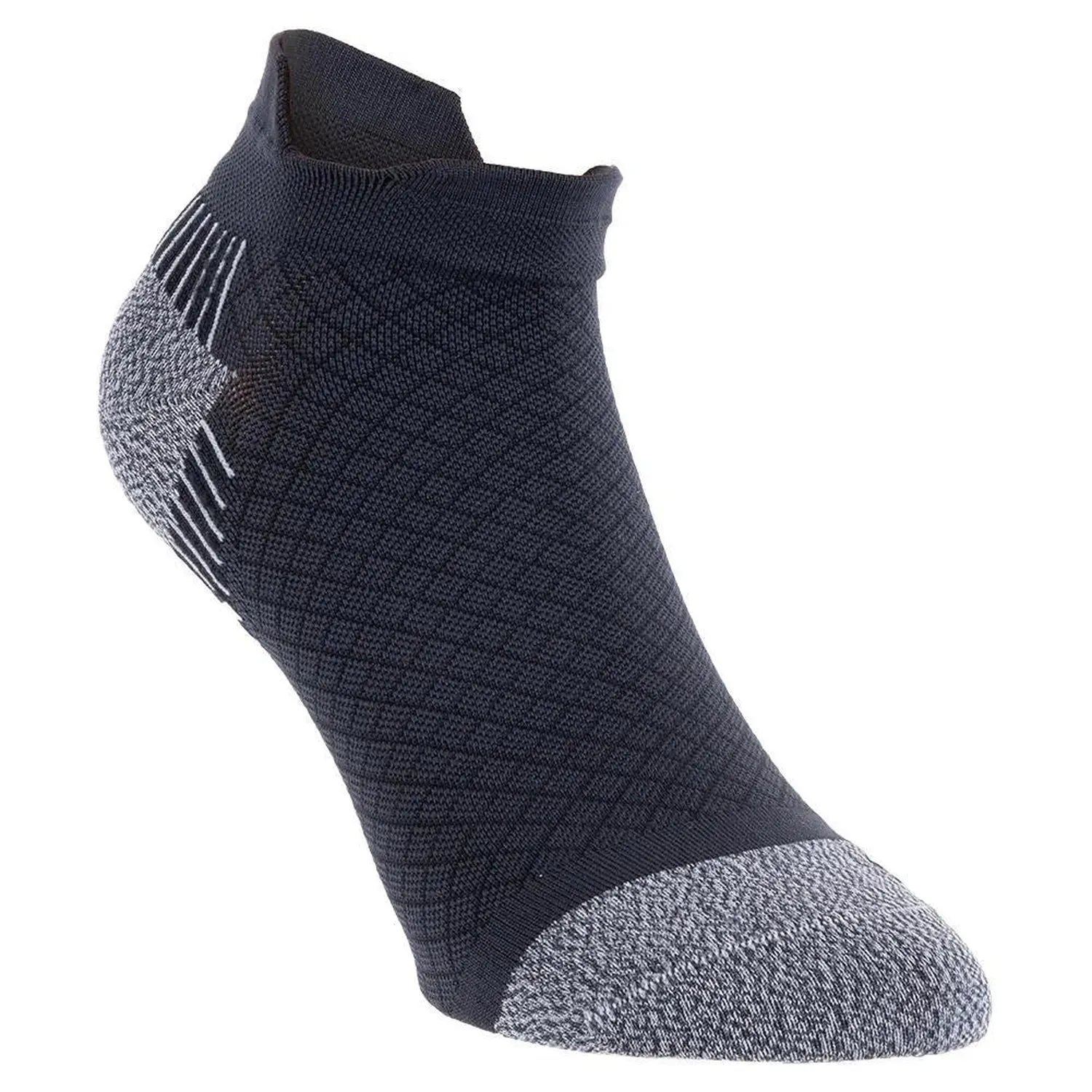 Plantar Fasciitis Relief Ultra Light No Show Tab Socks-Socks-Feetures-100818-159_BLACK-L-Tennis Express