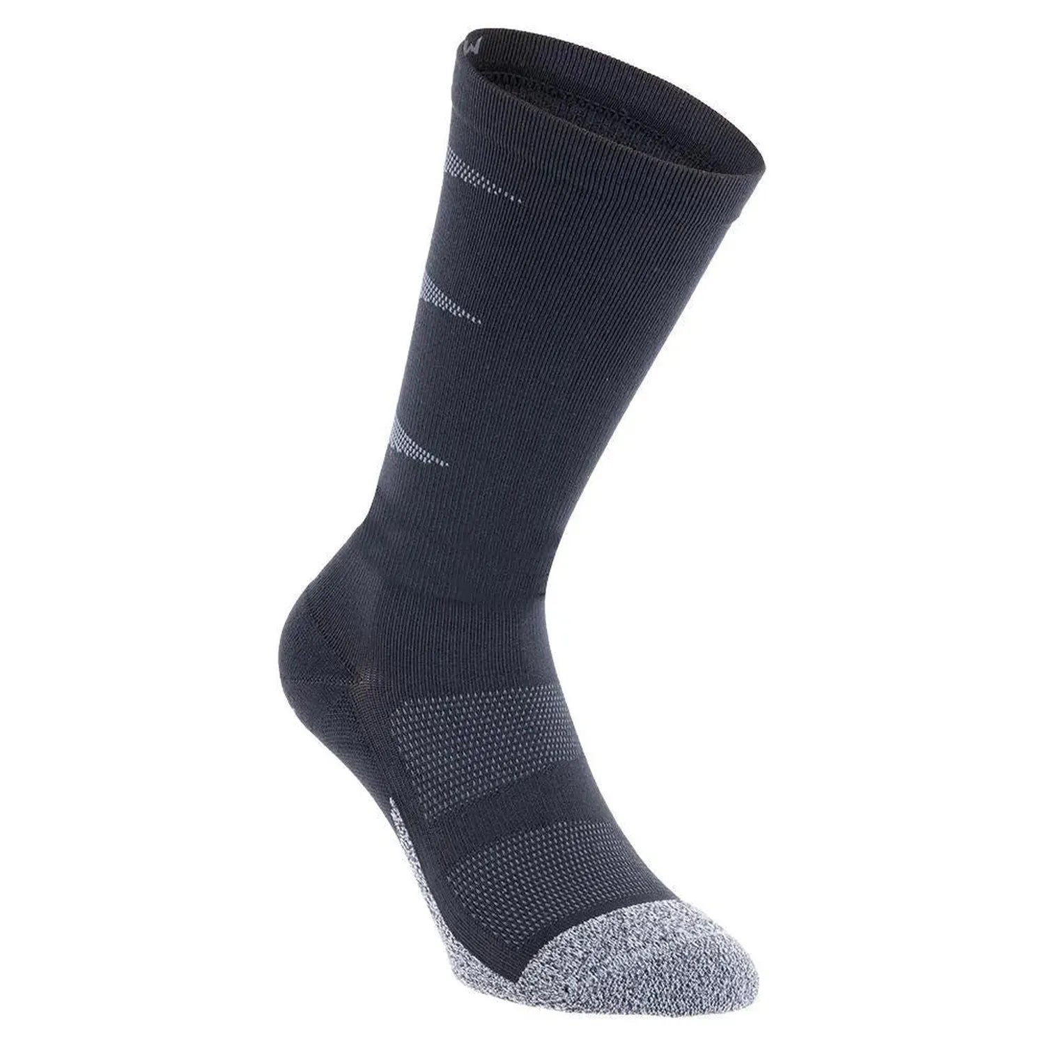 Graduated Compression Light Cushion Knee High Socks-Socks-Feetures-100835-250_BLACK-L-Tennis Express