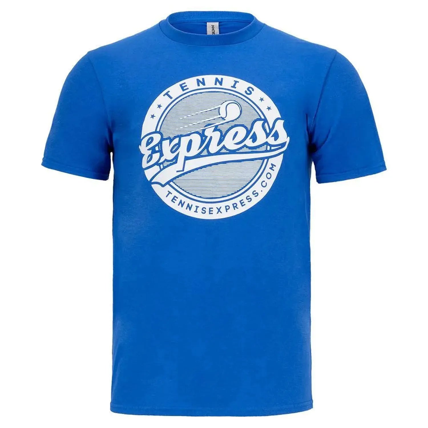 Tennis Express Badge T-Shirt Blue-Apparel-TENNIS EXPRESS-101794-DEFAULT-L-Tennis Express