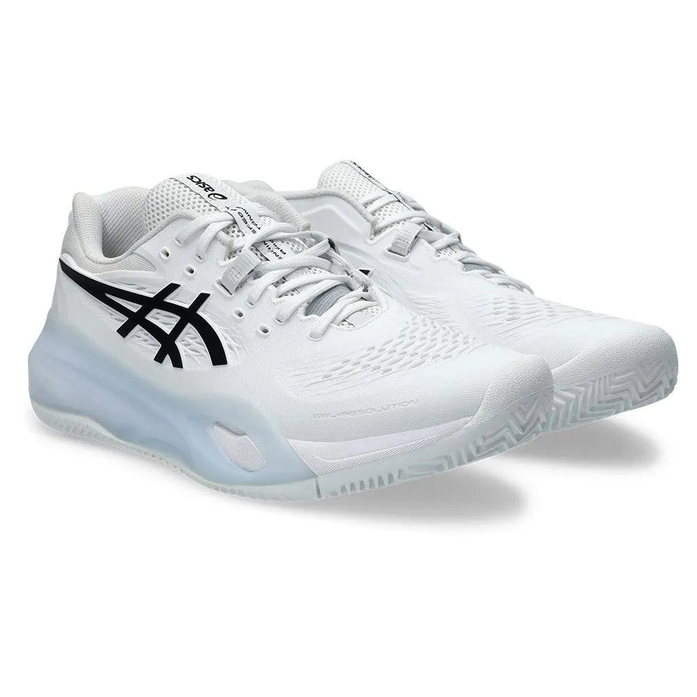 Men's GEL-Resolution X Clay Tennis Shoes White and Black-Footwear-Asics-1041A485_100-7-[Sku]-Tennis Express