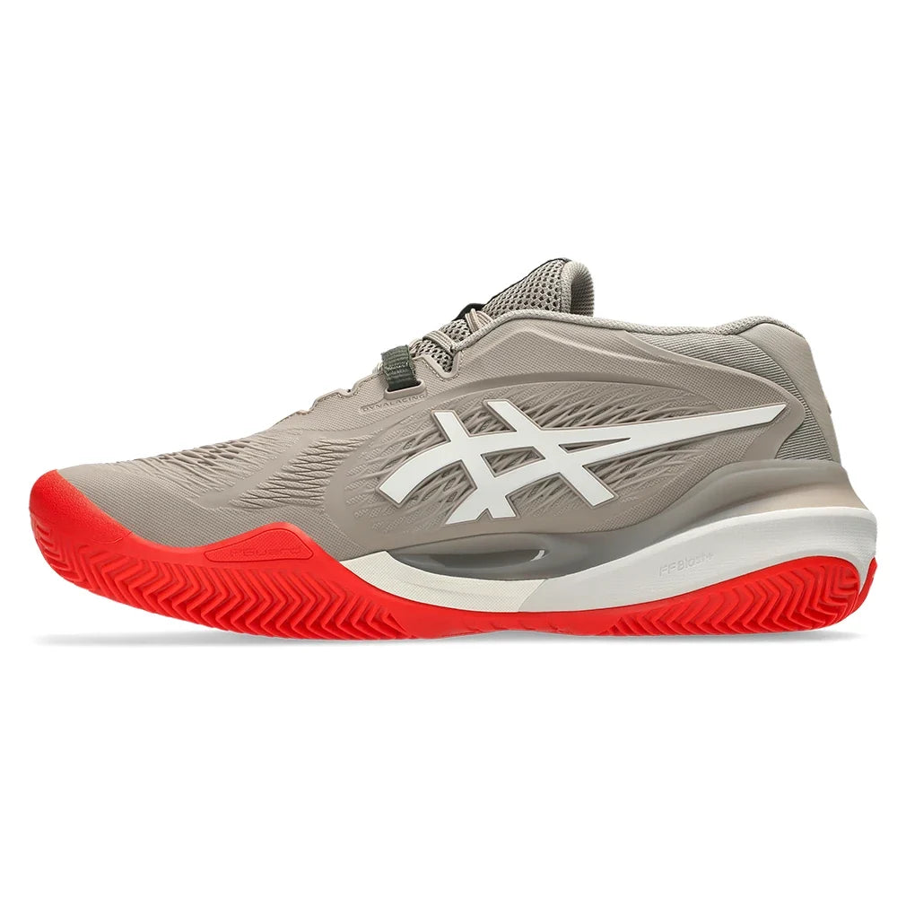 Men's CLAY Court GEL-Resolution X Tennis Shoes Greige and Soft Oat,Footwear,Asics,,,Tennis Express,1041A485_200-1
