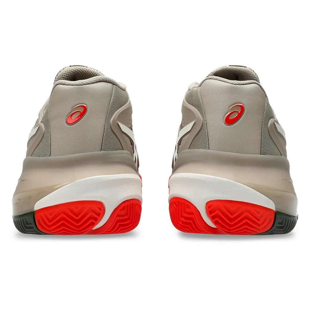 Men's CLAY Court GEL-Resolution X Tennis Shoes Greige and Soft Oat,Footwear,Asics,,,Tennis Express,1041A485_200-5