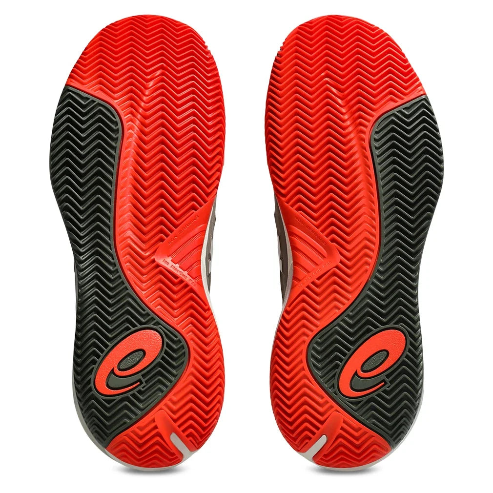 Men's CLAY Court GEL-Resolution X Tennis Shoes Greige and Soft Oat,Footwear,Asics,,,Tennis Express,1041A485_200-6