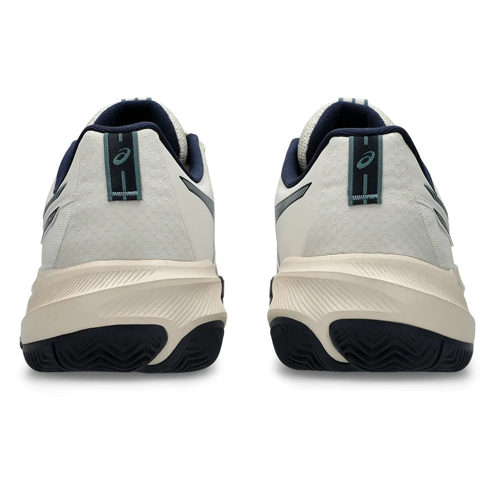 Men's CLAY Court GEL-Challenger 15 Tennis Shoes Oatmeal and Midnight,Footwear,Asics,,,Tennis Express,1041A508_250-4
