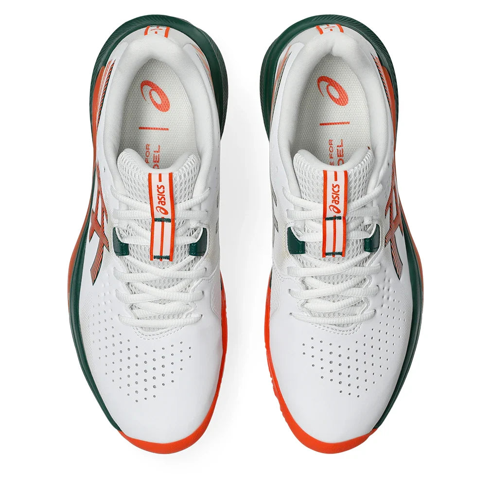 Men's GEL-Challenger 15 Padel Shoes White and Energy Orange,Footwear,Asics,,,Tennis Express,1041A511_102F26-3
