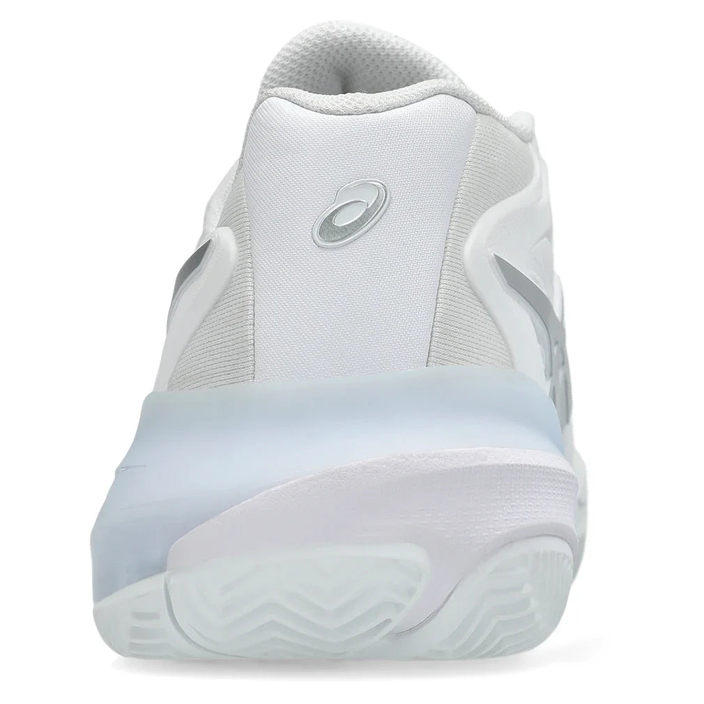Women's GEL-Resolution X Clay Tennis Shoes White and Pure Silver-Footwear-Asics-1042A277-100S26-4-Tennis Express