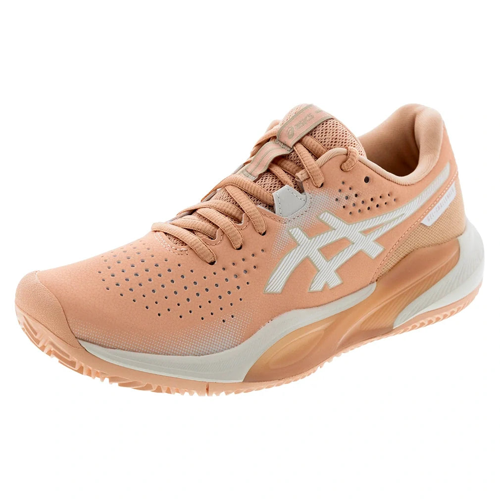 Women's CLAY Court GEL-Challenger 15 Tennis Shoes Cantaloupe and White,Footwear,Asics,Cantaloupe/White,5,Tennis Express,1042A293-701F26copy