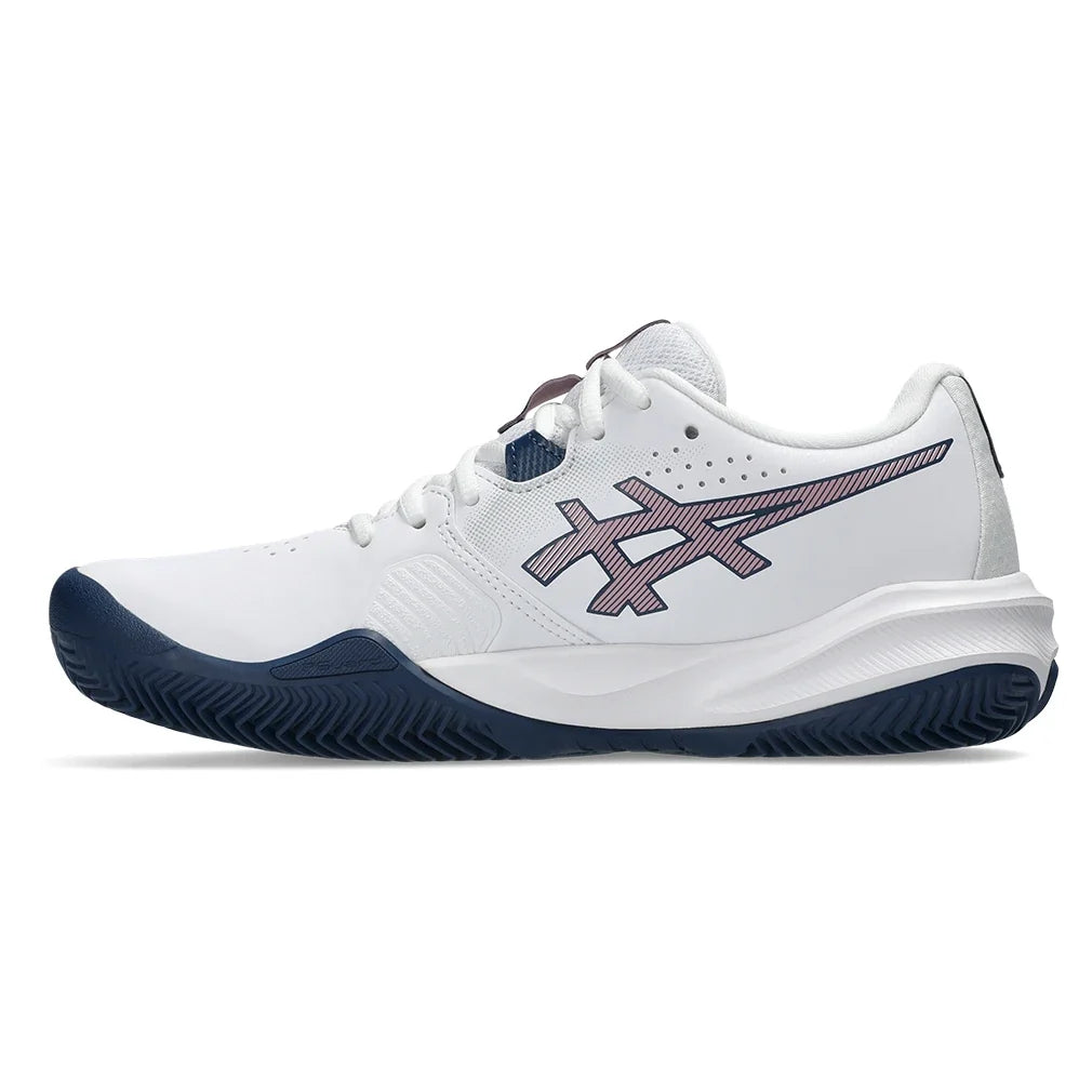 Women's CLAY Court GEL-Challenger 15 Tennis Shoes White and Taro Purple,Footwear,Asics,,,Tennis Express,1042A293_105-2