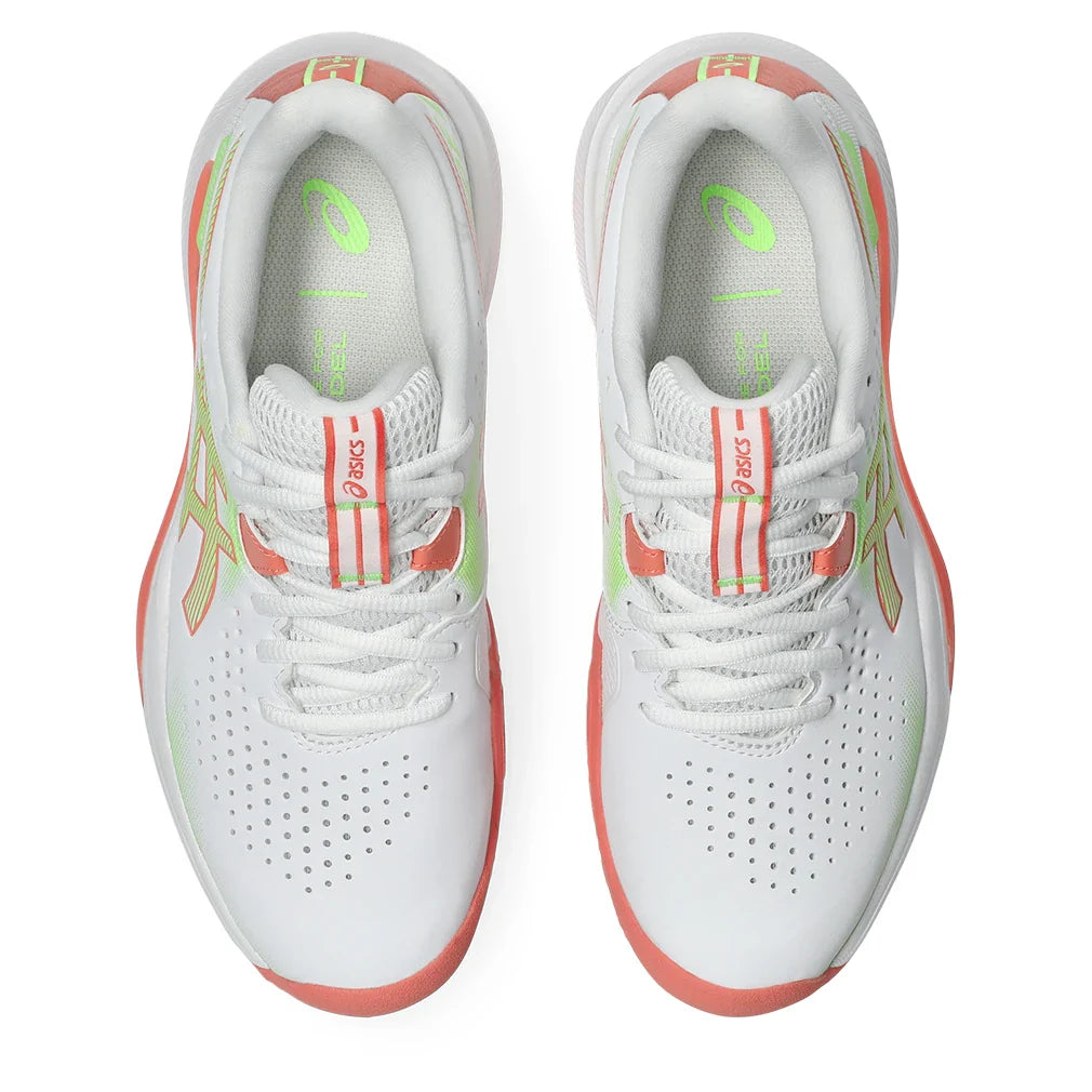 Women's GEL-Challenger 15 Padel Shoes White and Guava-Footwear-Asics-1042A296-101S26-3-Tennis Express