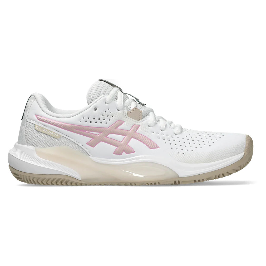 Women's GEL-Challenger 15 Padel Shoes White and Bubblegum,Footwear,Asics,,,Tennis Express,1042A296_102F26-2