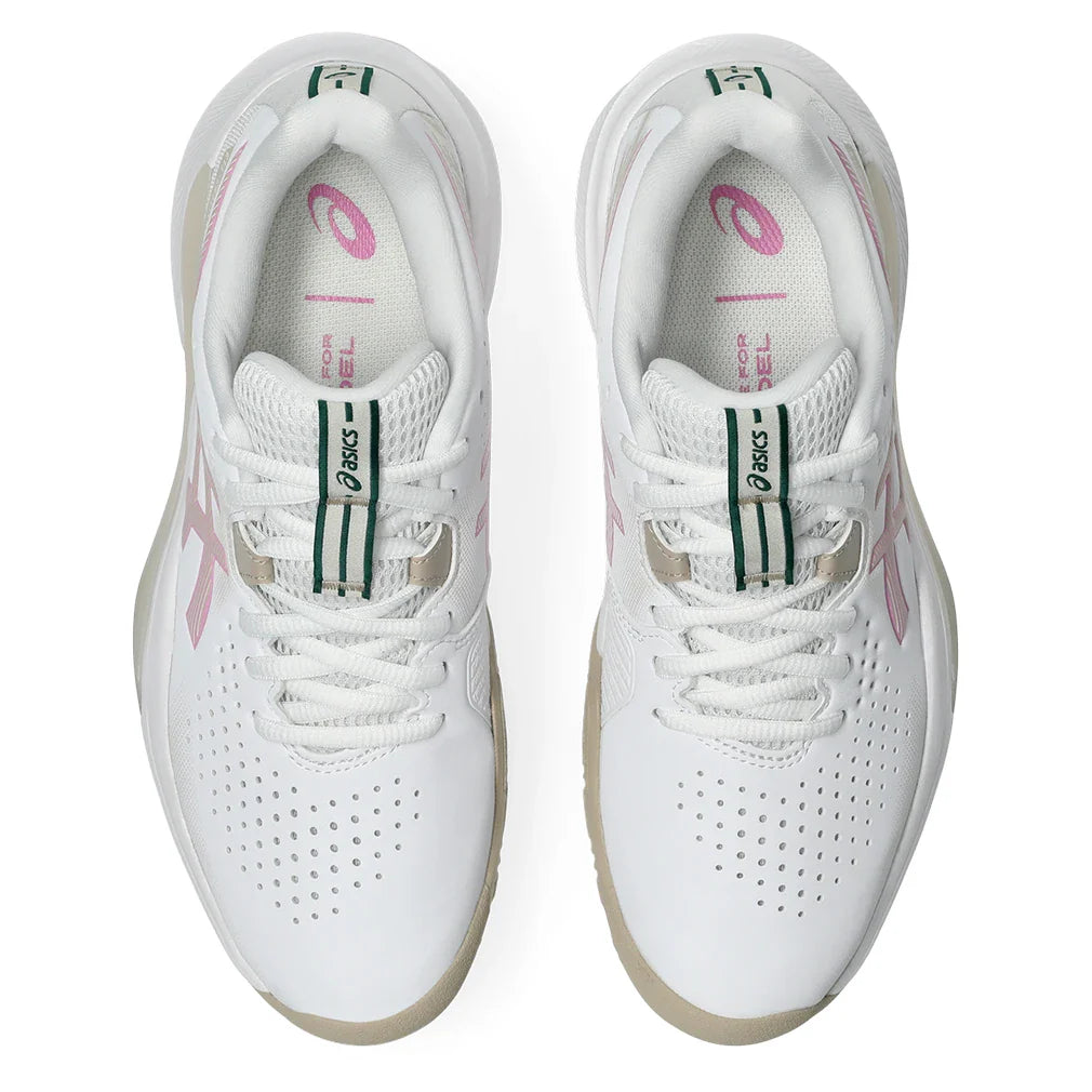 Women's GEL-Challenger 15 Padel Shoes White and Bubblegum,Footwear,Asics,,,Tennis Express,1042A296_102F26-3