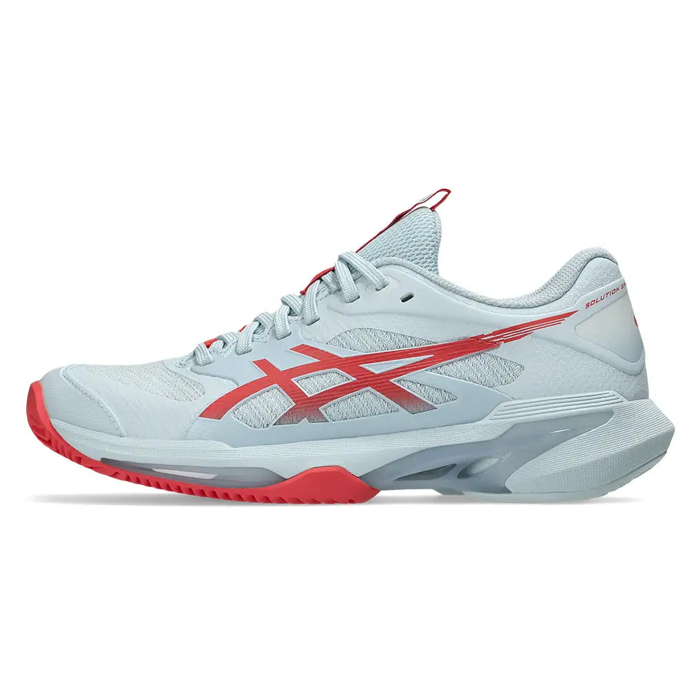 Women's CLAY Court Solution Speed FF 4 Tennis Shoes Sky and Sienna,Footwear,Asics,,,Tennis Express,1042A305-400U26-1