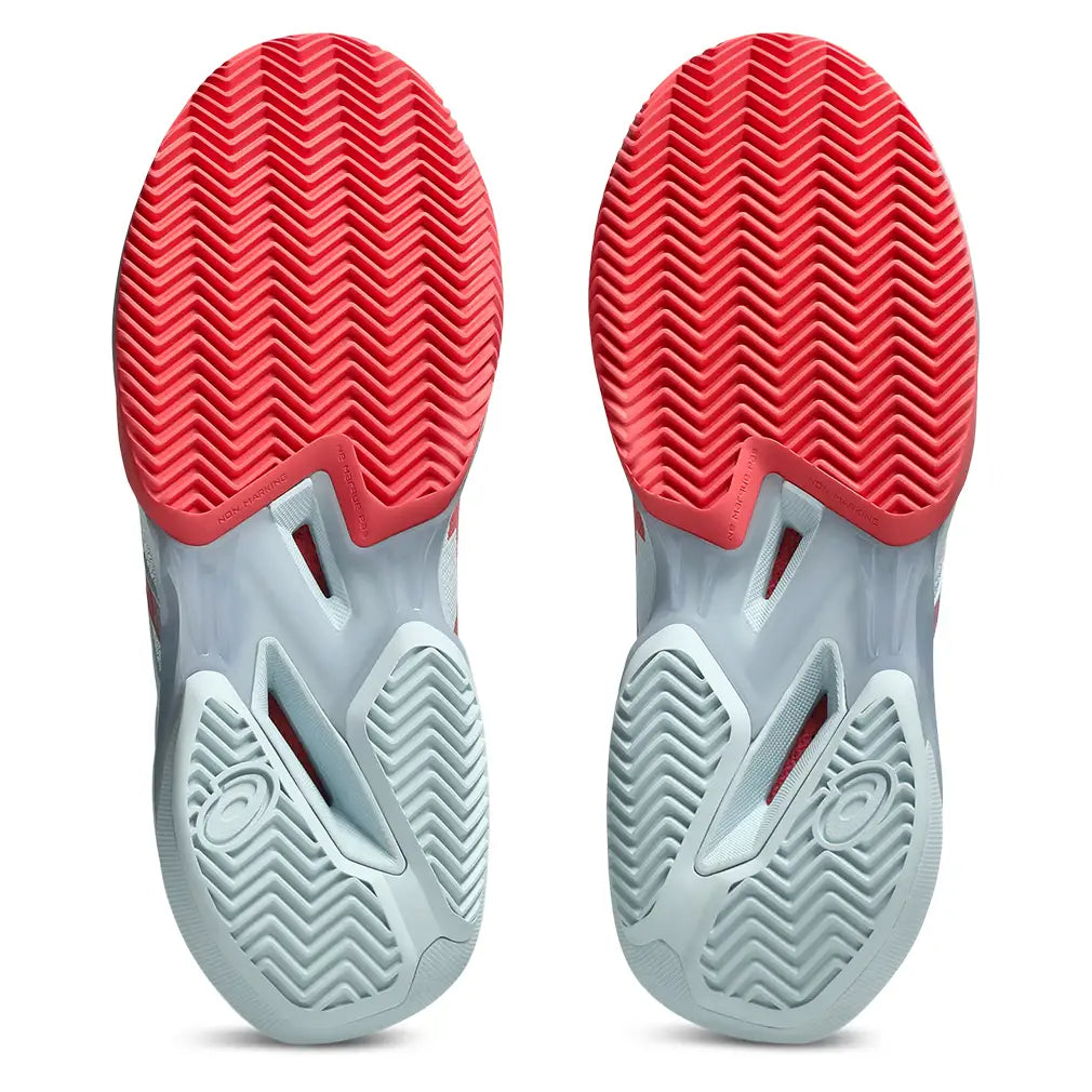 Women's CLAY Court Solution Speed FF 4 Tennis Shoes Sky and Sienna,Footwear,Asics,,,Tennis Express,1042A305-400U26-5
