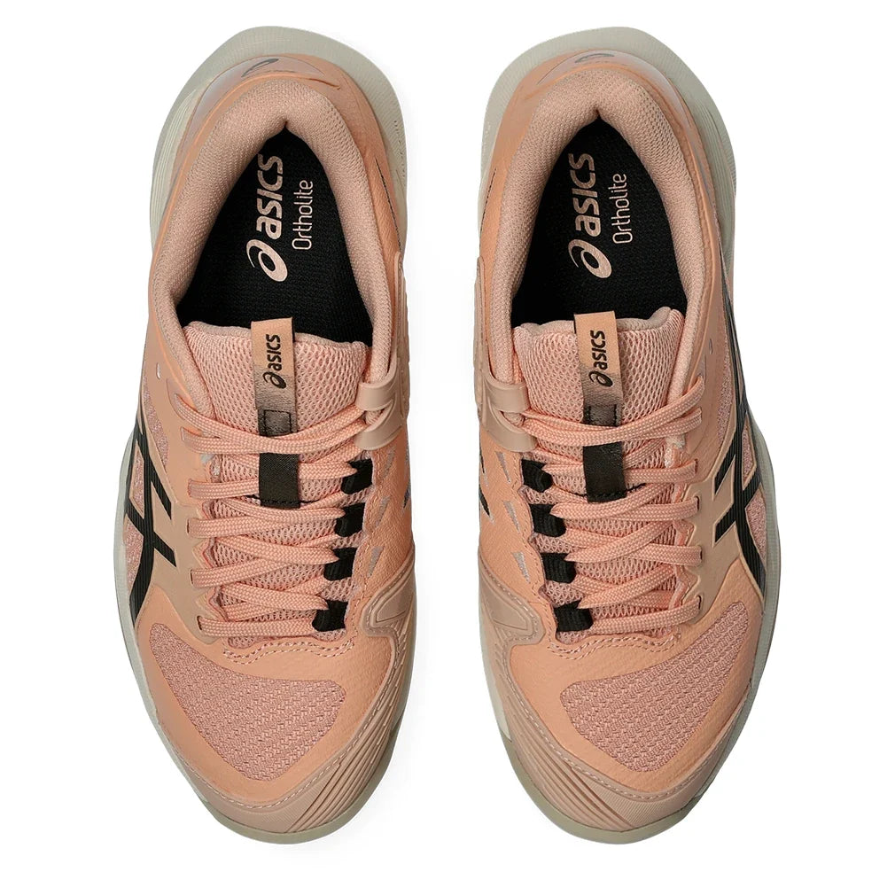 Women's CLAY Court Solution Speed FF 4 Tennis Shoes Cantaloupe and Black Coffee,Footwear,Asics,,,Tennis Express,1042A305_700-3