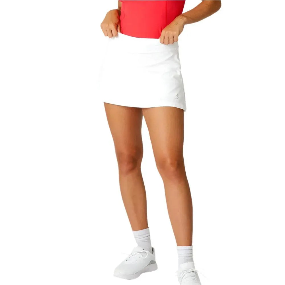 Women's UV Colors 14 Inch Tennis Skort White-Apparel-Sofibella-106071-DEFAULT-L-Tennis Express