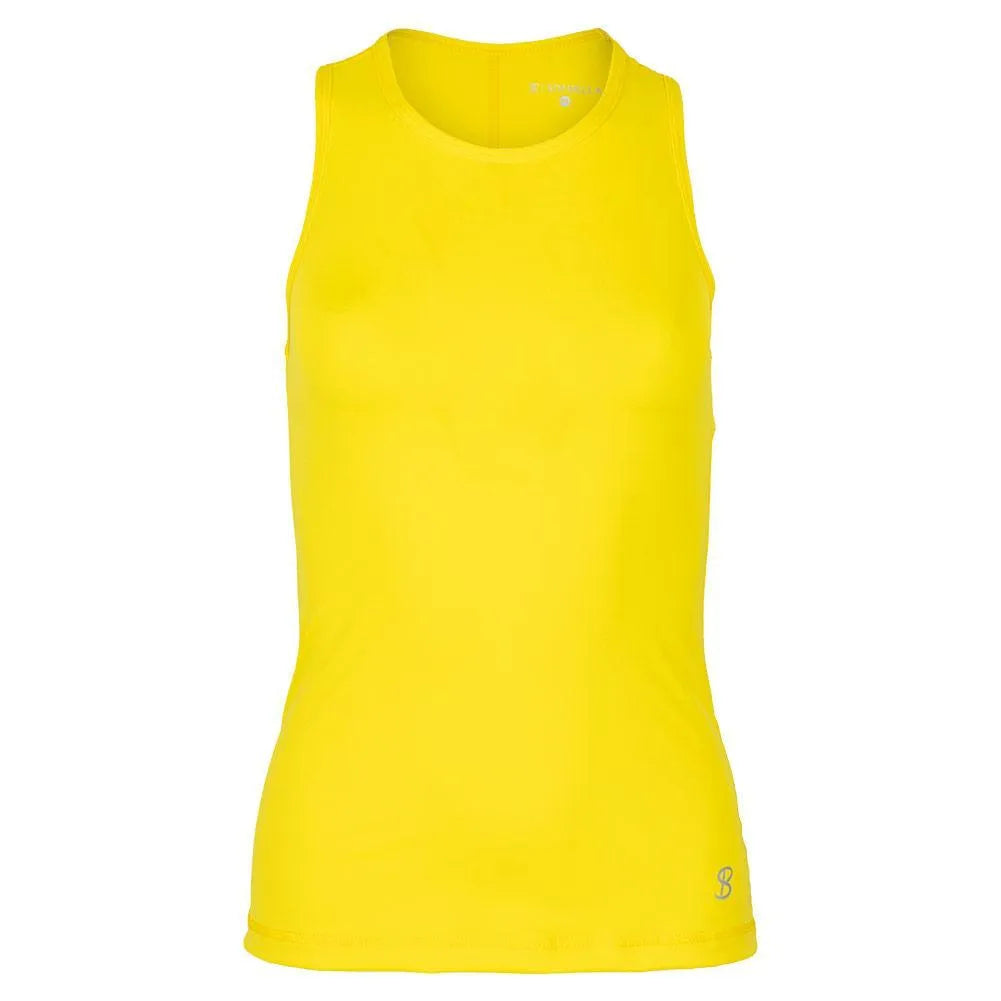 Women's Tennis Tank-Apparel-Sofibella-107017-YELLOW-L-Tennis Express