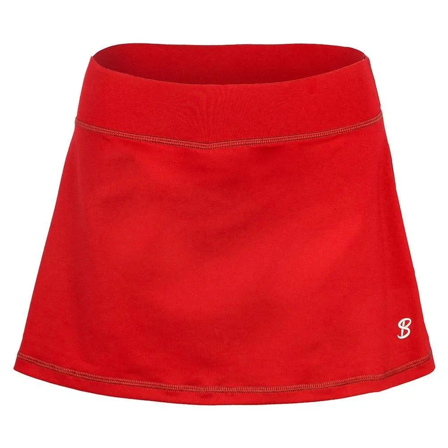 Women's 13 Inch Tennis Skort-Apparel-Sofibella-107018-RED-L-Tennis Express