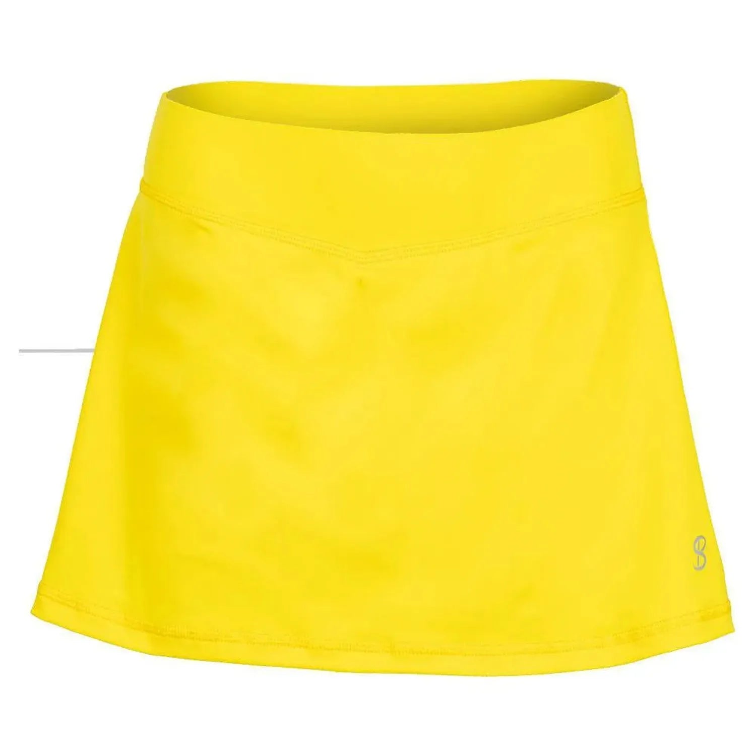 Women's 13 Inch Tennis Skort-Apparel-Sofibella-107018-YELLOW-L-Tennis Express