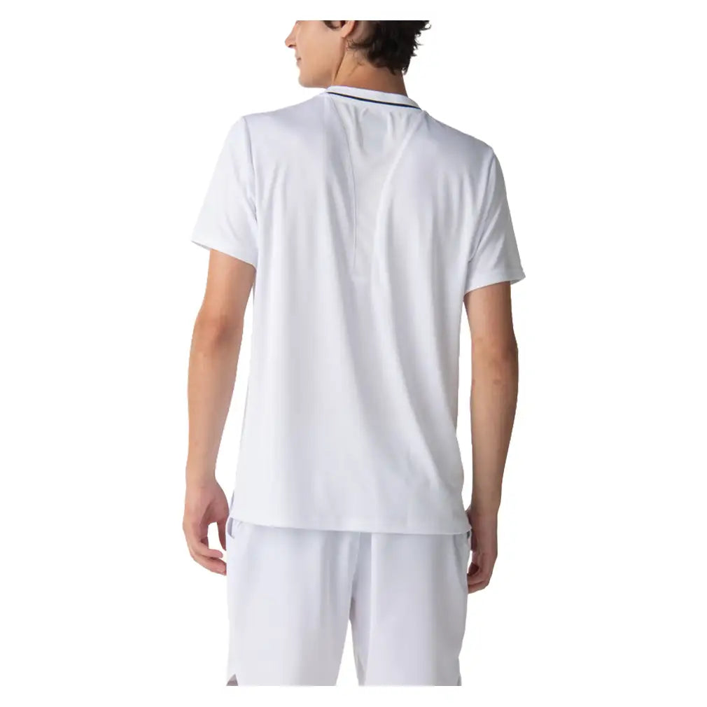 Unisex Tournament Tennis Crew White,Apparel,Yonex,,,Tennis Express,10707W-4
