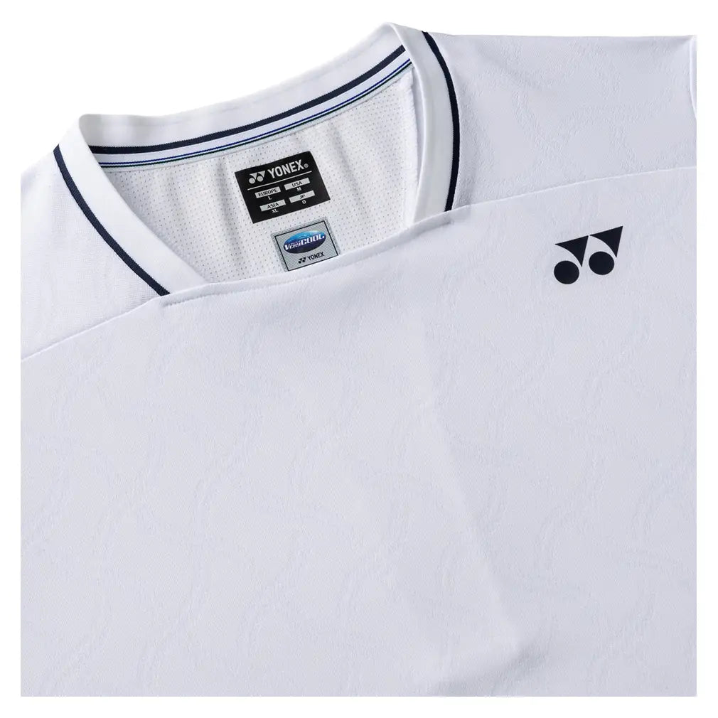 Unisex Tournament Tennis Crew White,Apparel,Yonex,,,Tennis Express,10707W-6