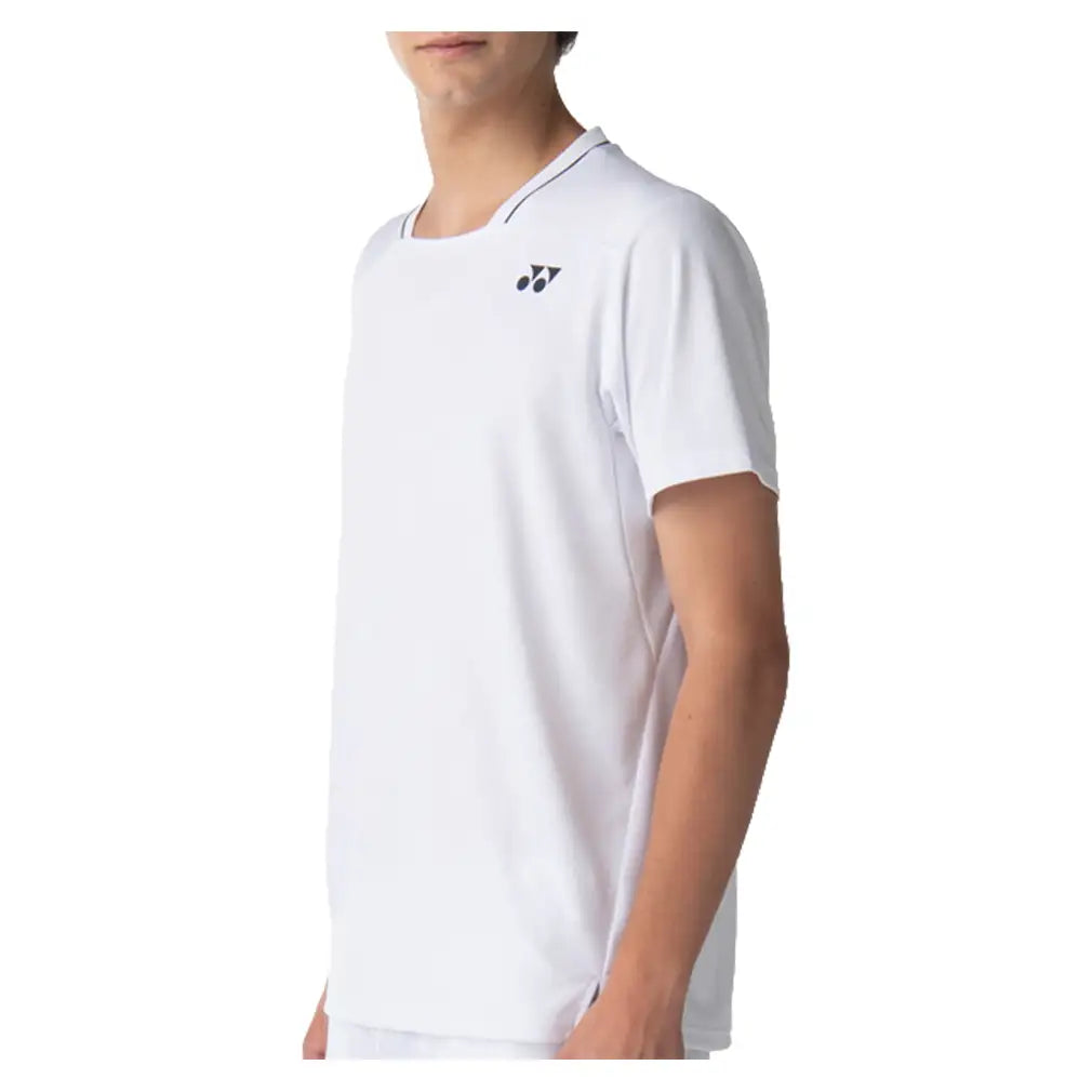 Unisex Tournament Tennis Crew White,Apparel,Yonex,,,Tennis Express,10707W-7