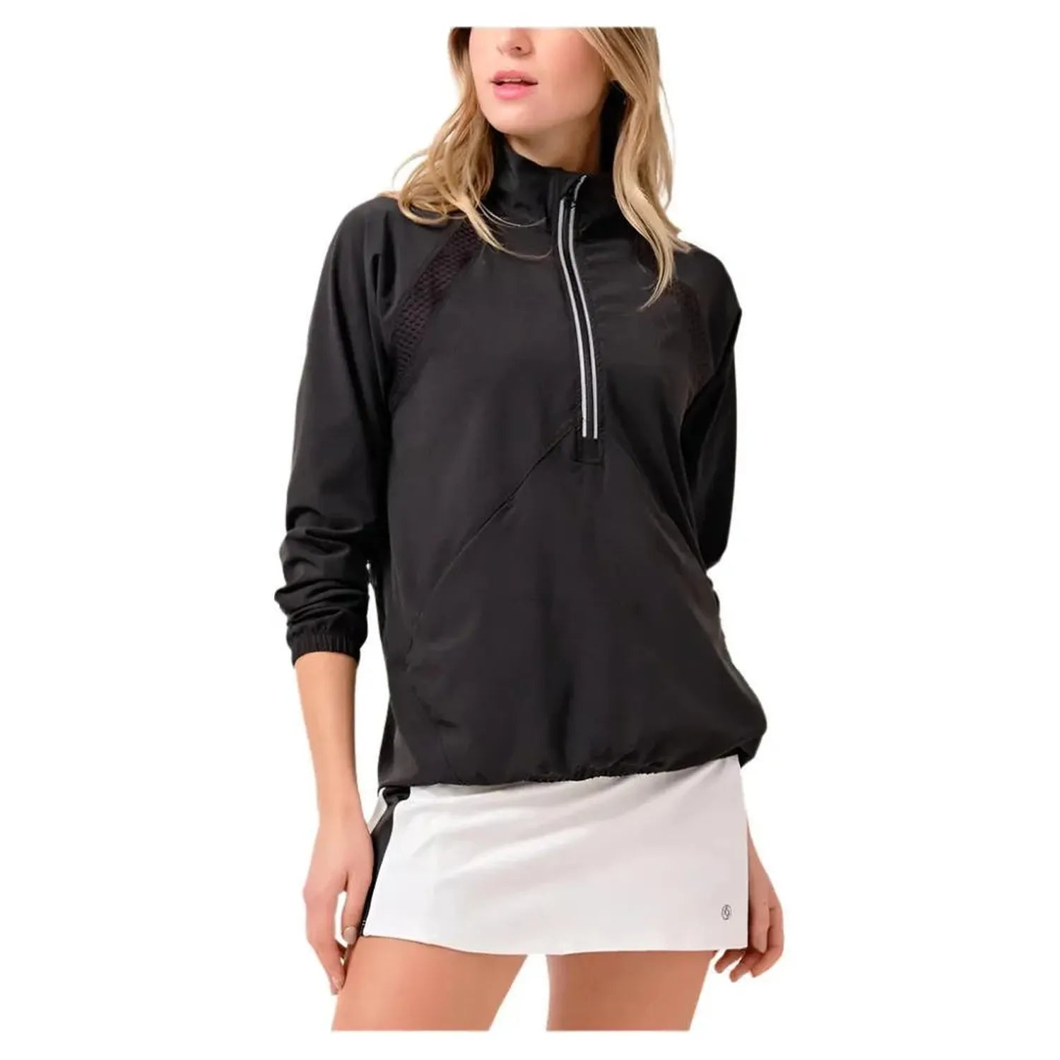 Women's Nevo Etoile Tennis Jacket-Apparel-Lija-107095-BLACK-L-Tennis Express