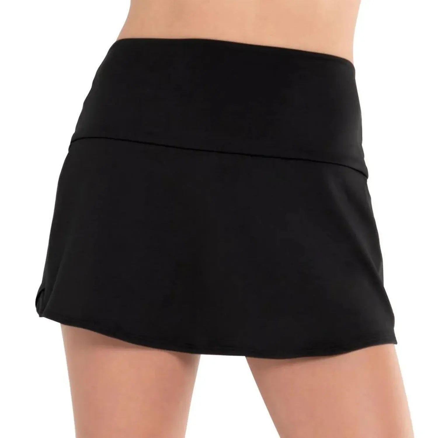 Women's 13 Inch Linear Tennis Skort-Apparel-K-Swiss-107479-001_BLACK-L-Tennis Express