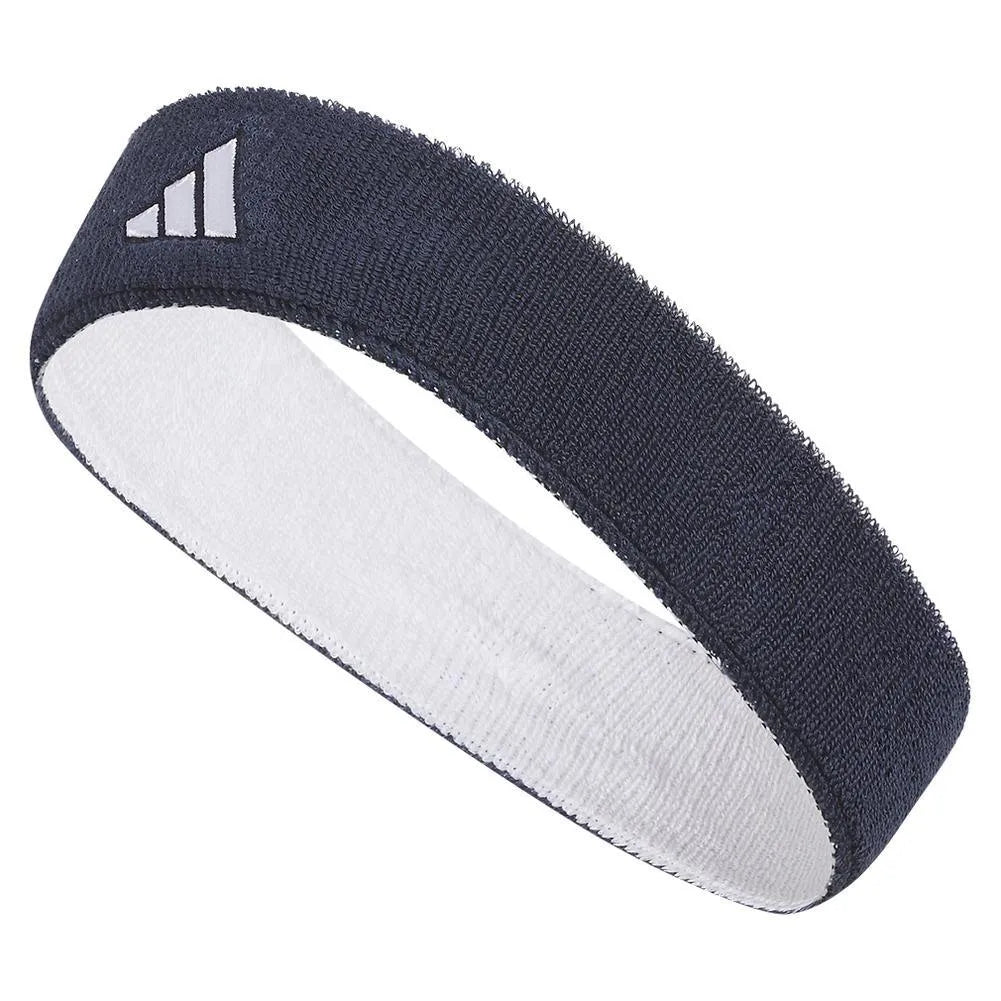 Interval Reversible 2.0 Tennis Headband-Accessories-Adidas-110162-210_NAVY_BLUEWHITE-L-Tennis Express