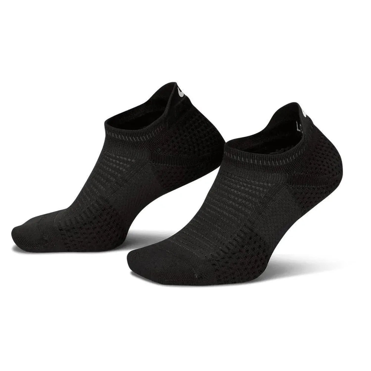 Unisex Unicorn Cushion No Show Socks-Socks-Nike-110636-010_BLACKWHITE-L-Tennis Express