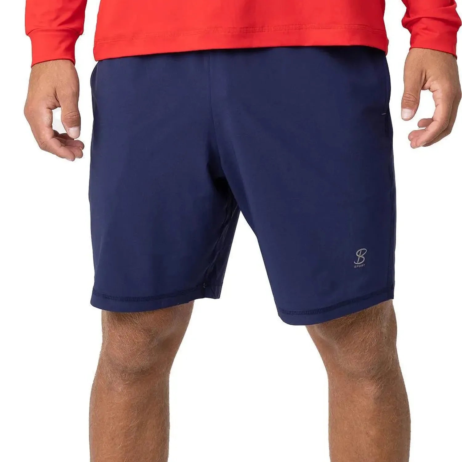 Men's 7 Inch Tennis Short-Apparel-Sofibella-110797-NAVY-L_b4be8e63-7678-472c-a0e4-134e5fd0ce8d-Tennis Express