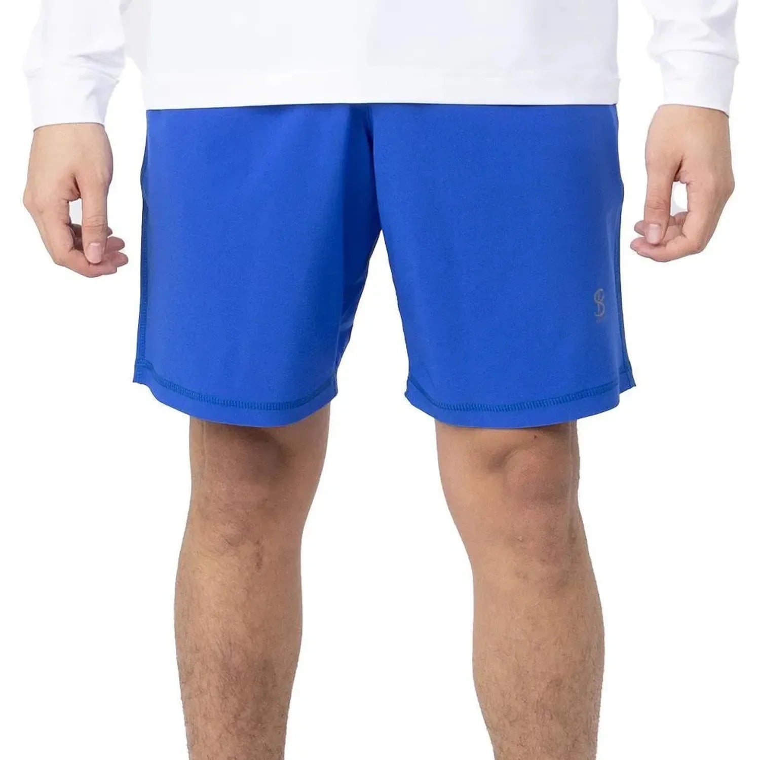 Men's 7 Inch Tennis Short-Apparel-Sofibella-110797-ROYAL-L-Tennis Express