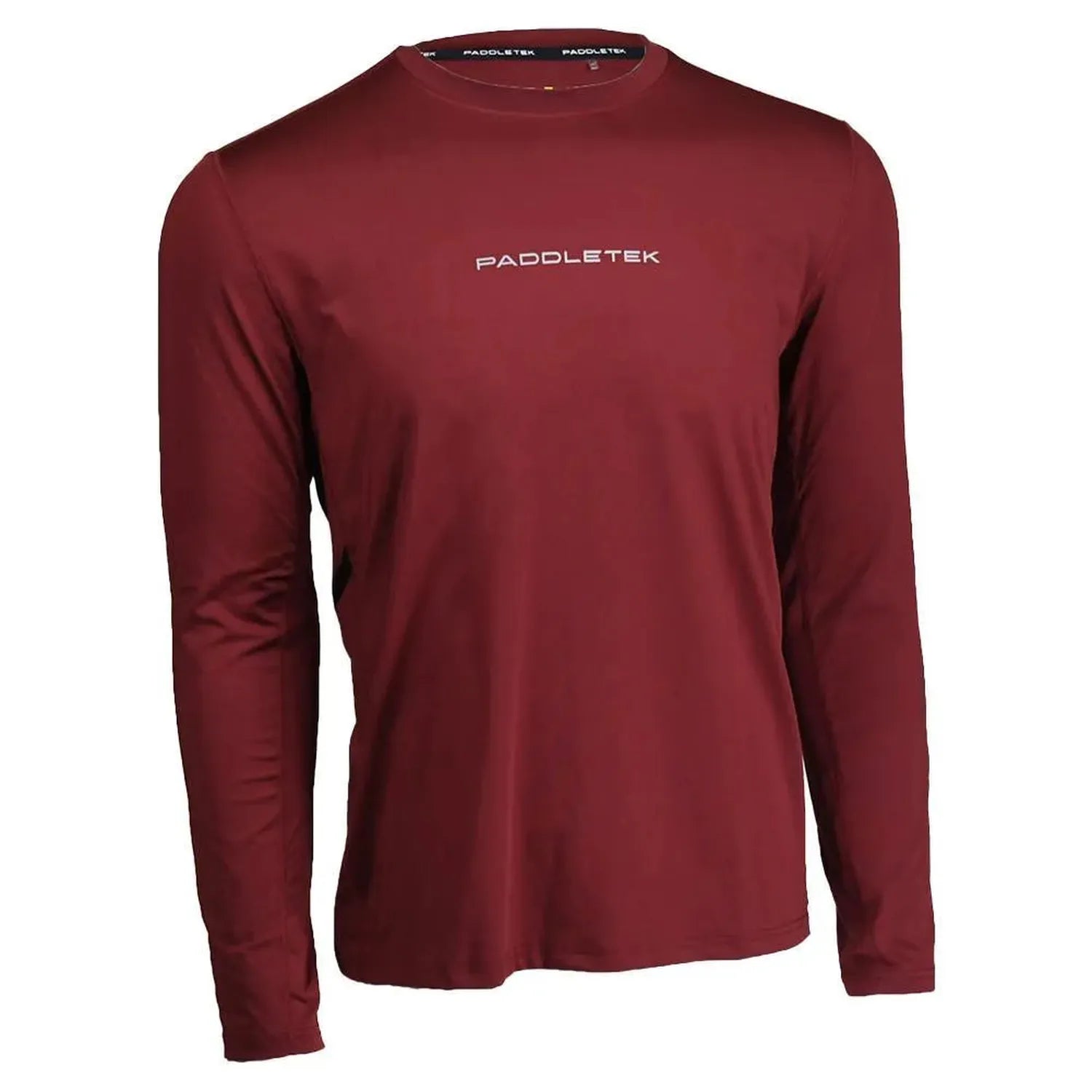 Men's Performance Long Sleeve Tennis Top-Apparel-Paddletek-111584-POMEGRANATE-L-Tennis Express