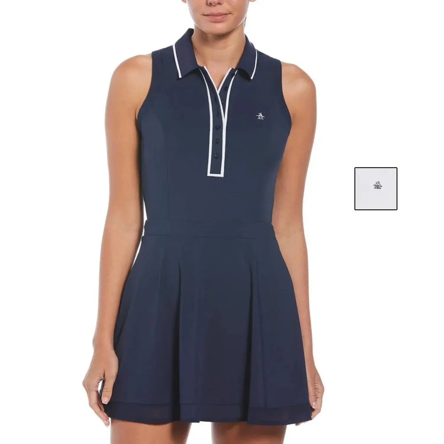 Women's Essentials Sleeveless Veronica Tennis Dress-Apparel-Penguin-112205-DEFAULT-L-Tennis Express