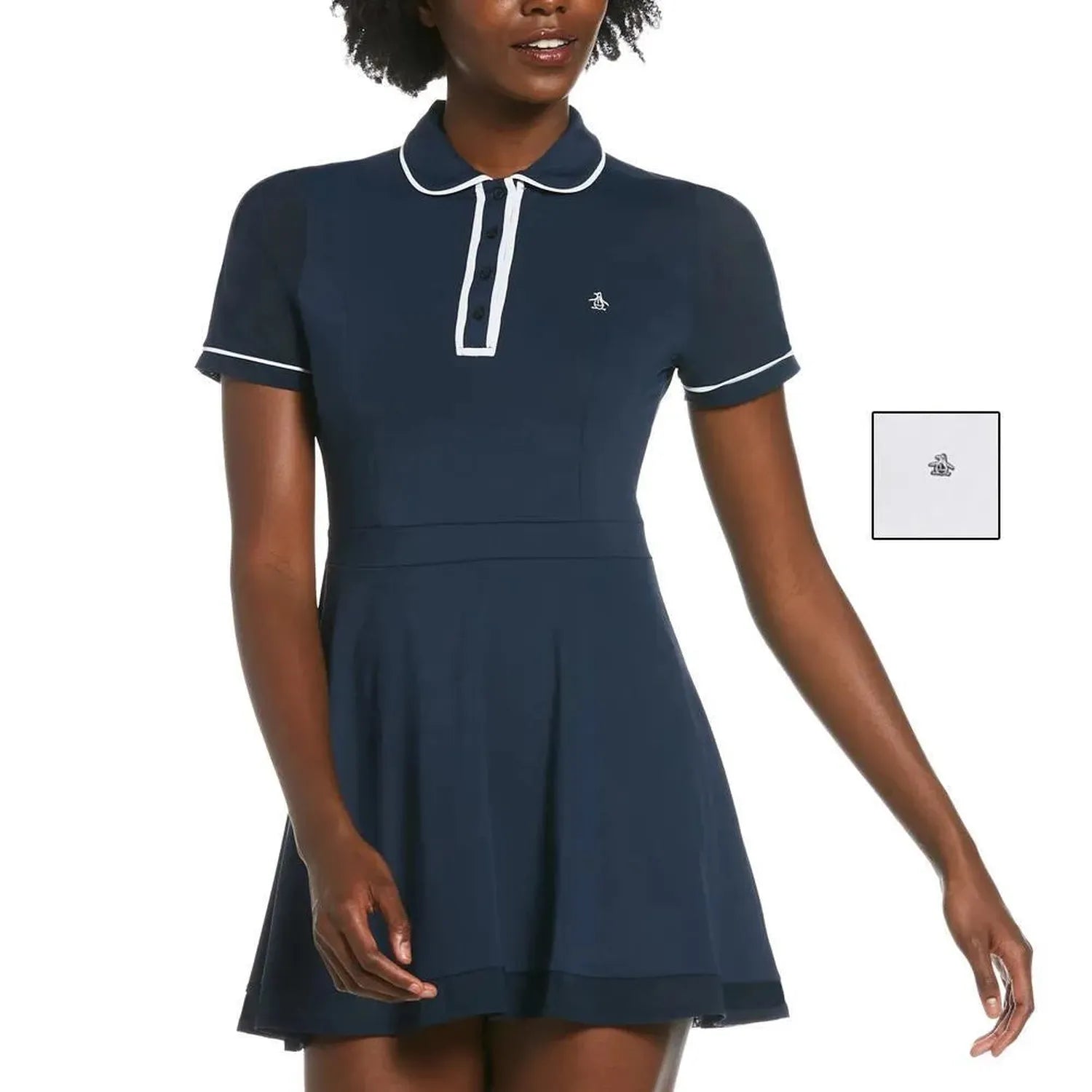 Women's Short Sleeve Veronica Tennis Dress-Apparel-Penguin-112206-DEFAULT-L-Tennis Express