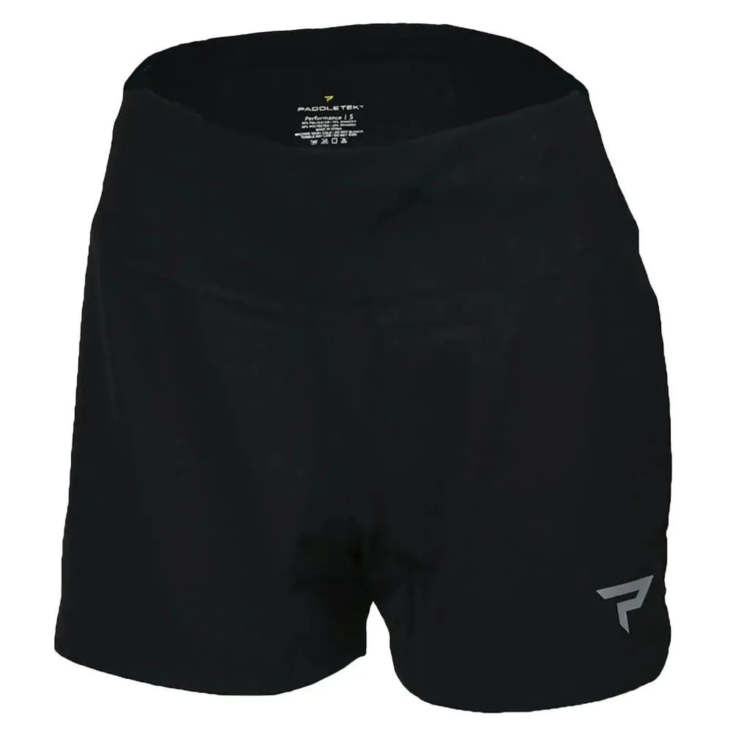Womens Base Level Performance Tennis Short Black-Apparel-Paddletek-112246-DEFAULT-L-Tennis Express