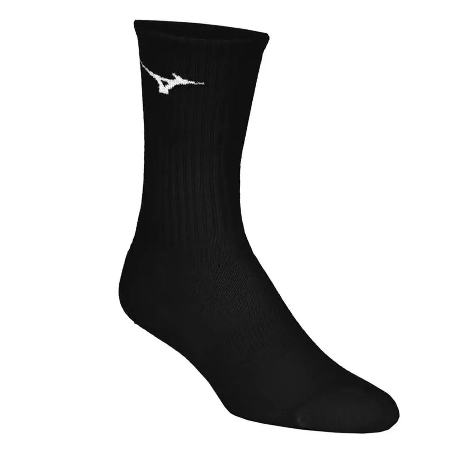 Vital Crew 3pk Tennis Socks-Socks-Mizuno-112269-9090_BLACK-L-Tennis Express