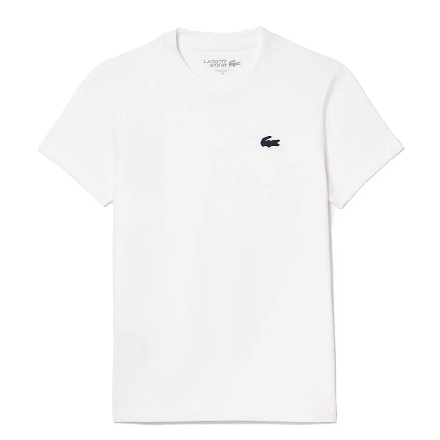Women's Core Performance Tennis Tee-Apparel-Lacoste-112560-001_WHITE-L-Tennis Express
