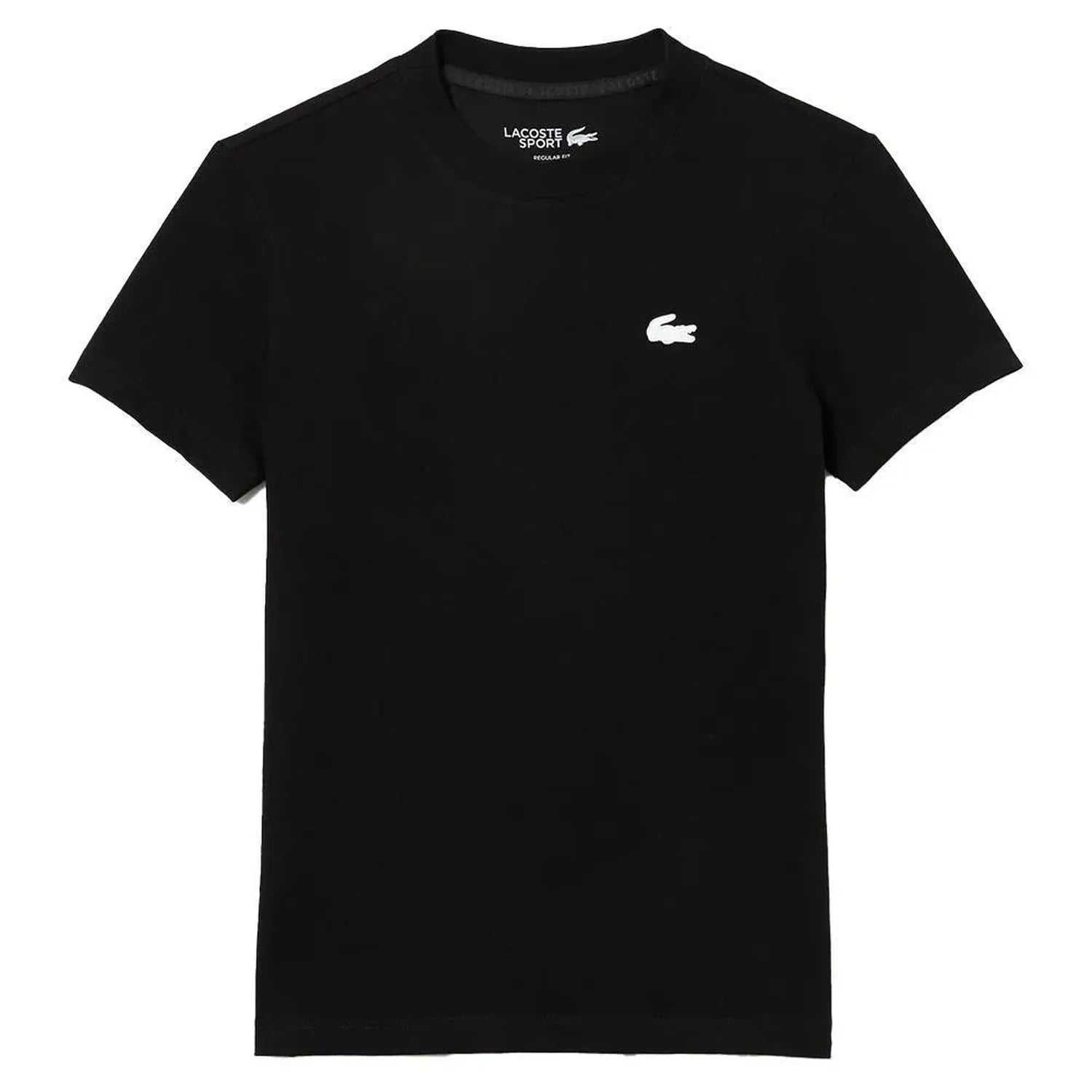 Women's Core Performance Tennis Tee-Apparel-Lacoste-112560-031_BLACK-L-Tennis Express