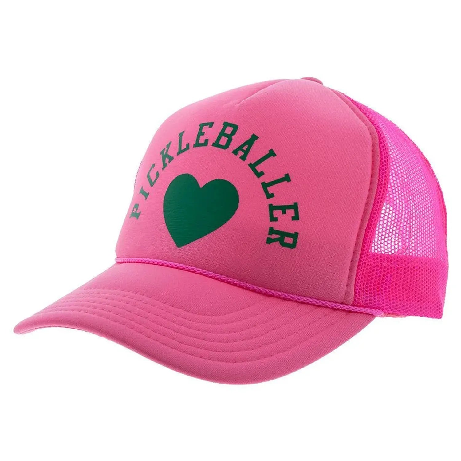 Pickleball Trucker Hat Pink-Apparel-Runway Athletics-112578-DEFAULT-L-Tennis Express