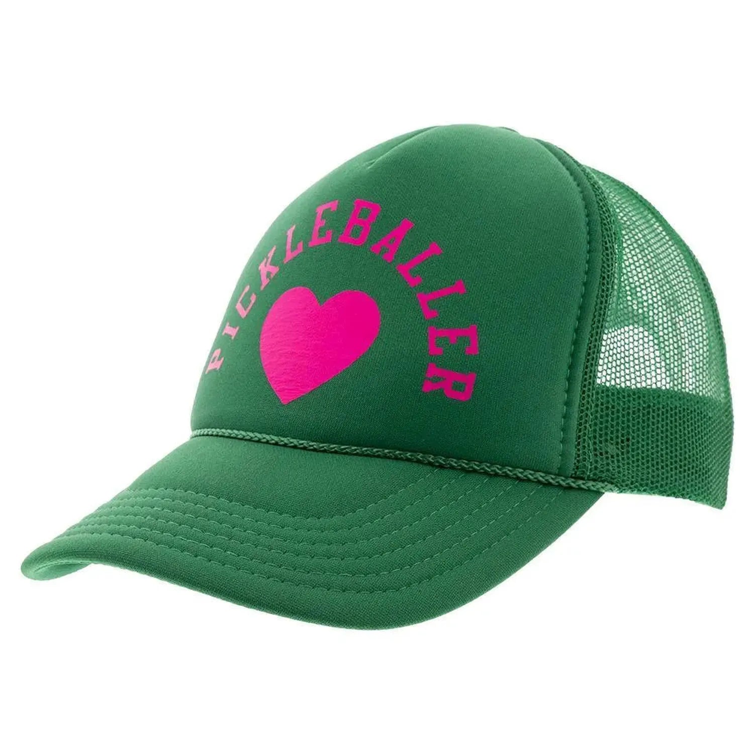 Pickleball Trucker Hat Green-Apparel-Runway Athletics-112579-DEFAULT-L-Tennis Express
